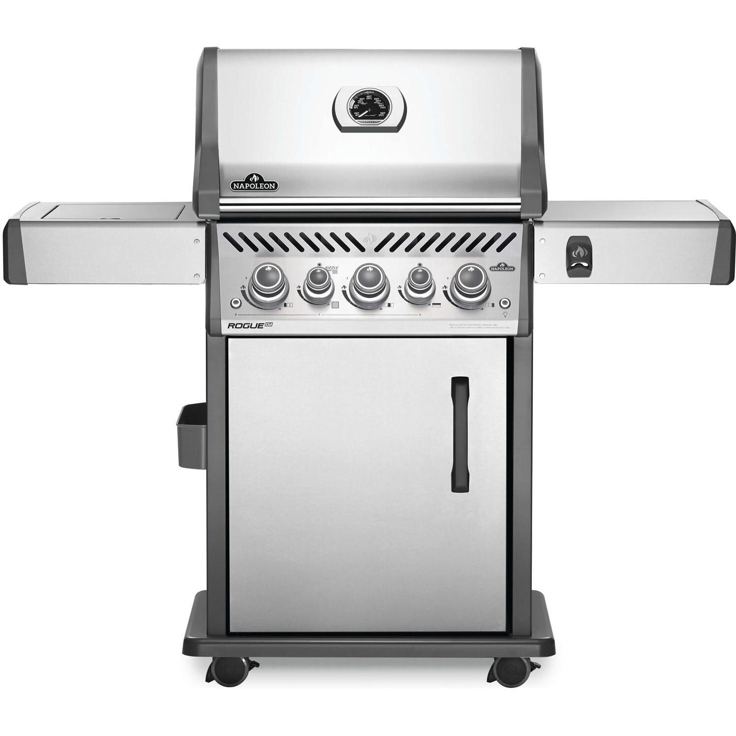Napoleon Rogue SE 425 RSIB Propane Gas Grill with Infrared Rear & Side Burners - Stainless Steel - RSE425RSIBPSS-1