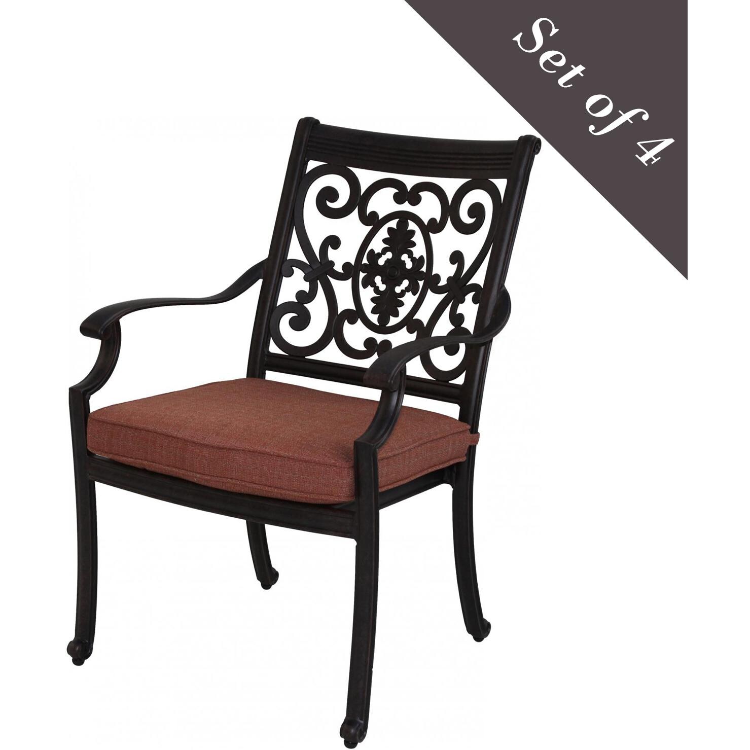 Darlee St. Cruz Patio Dining Chair - Antique Bronze thumbnail
