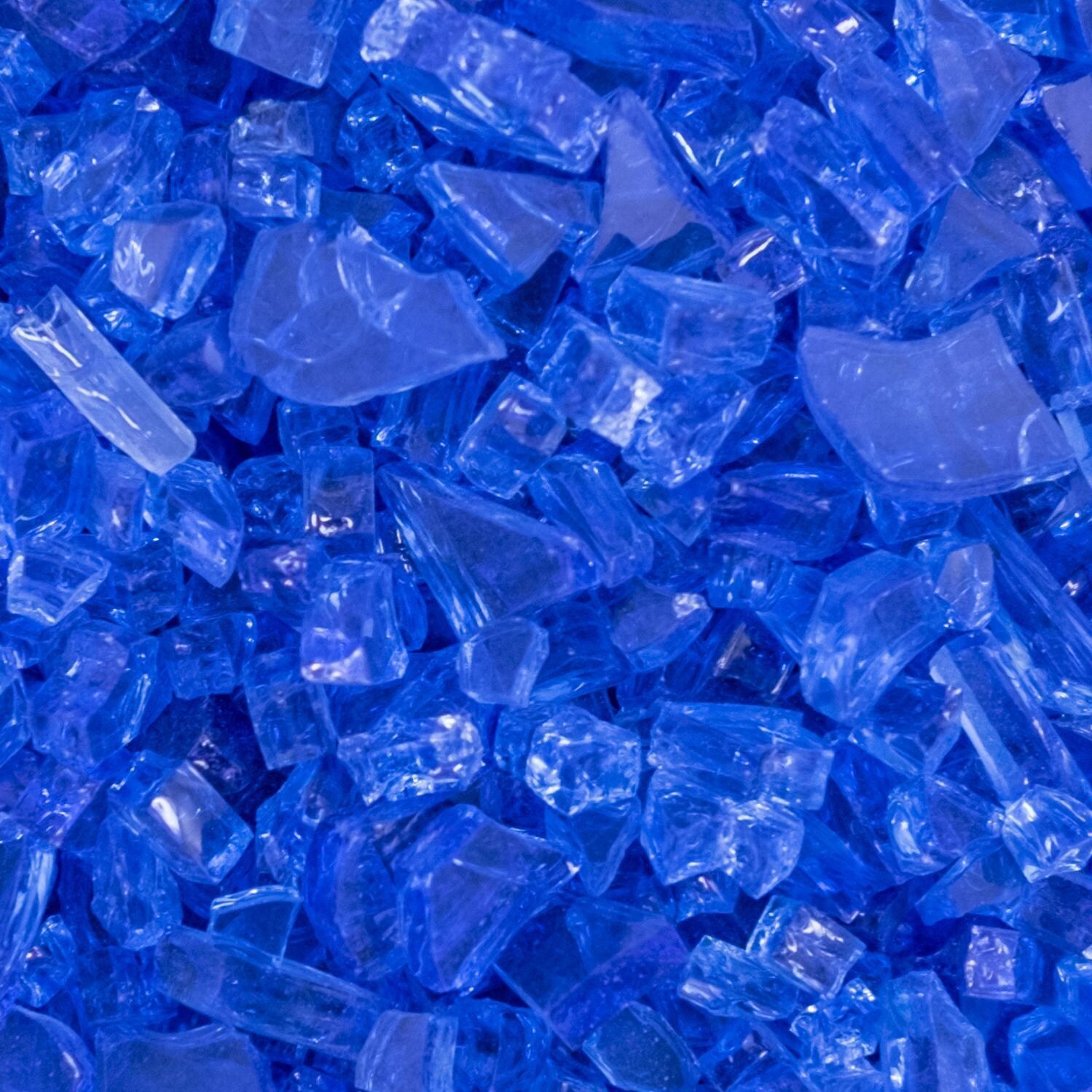 BBQGuys Signature 1/4Inch BlueJay Fire Glass 10 Pounds BBQGuys