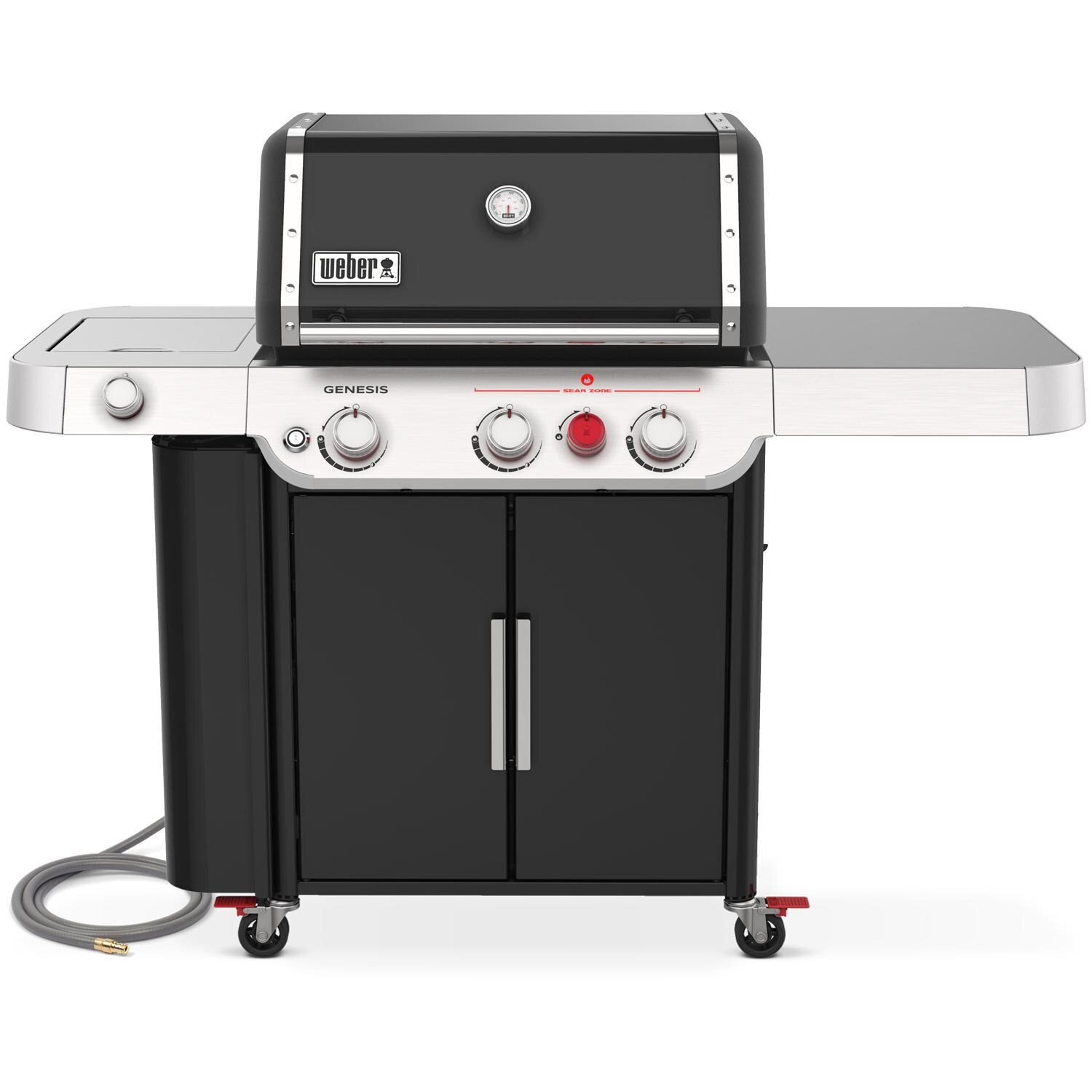 Weber GENESIS E-335 Natural Gas Grill with Sear Burner & Side Burner - Black - 37410001