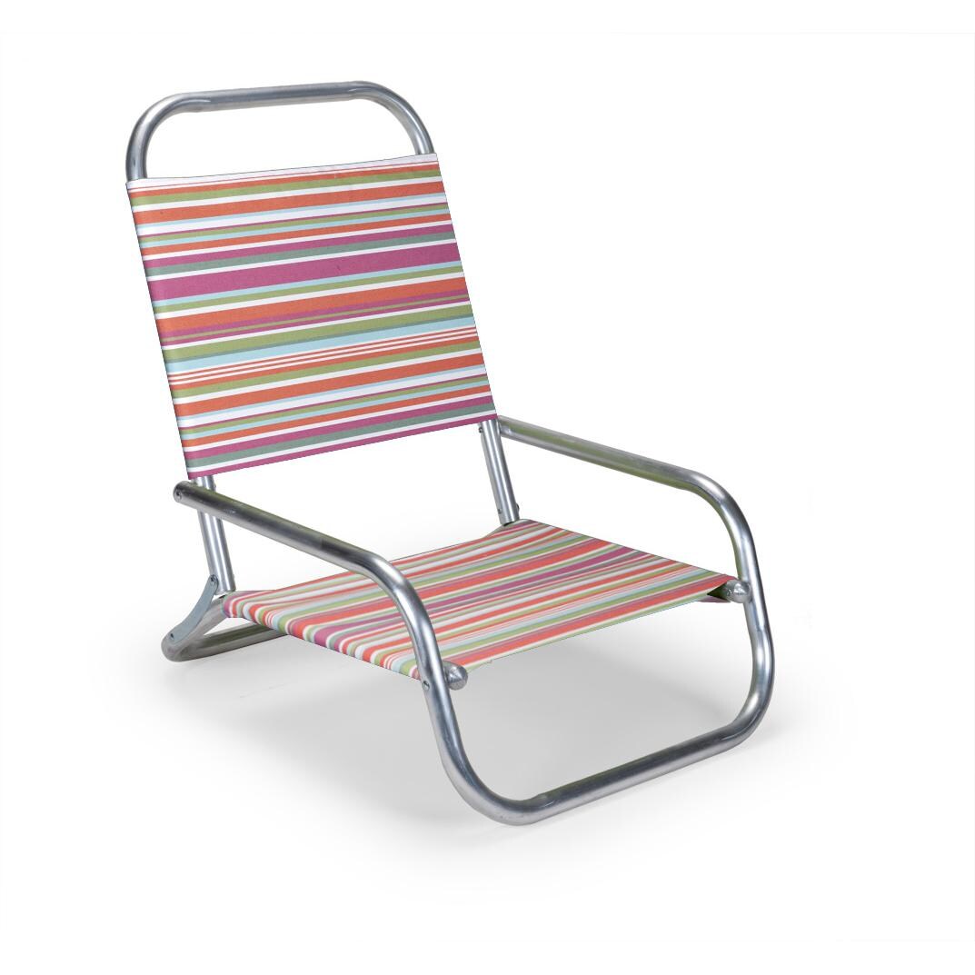 Sun & Sand Folding Aluminum Beach Chair By Telescope Casual - Malibu