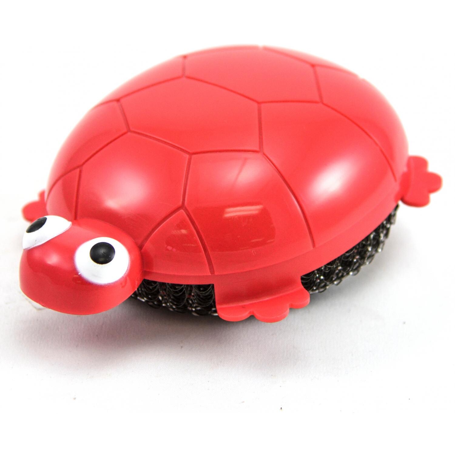 Turtle Grill Scrubber Brush - Red - Full View thumbnail