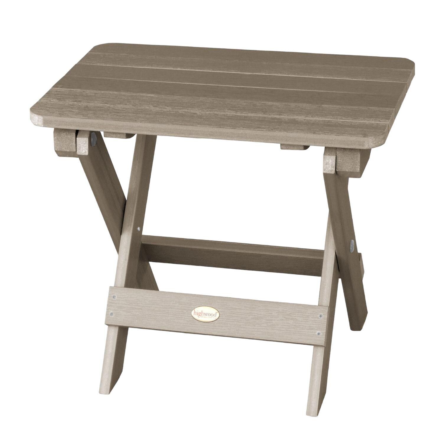 Lakeview Folding Adirondack Side Table - Woodland Brown - Lifestyle thumbnail