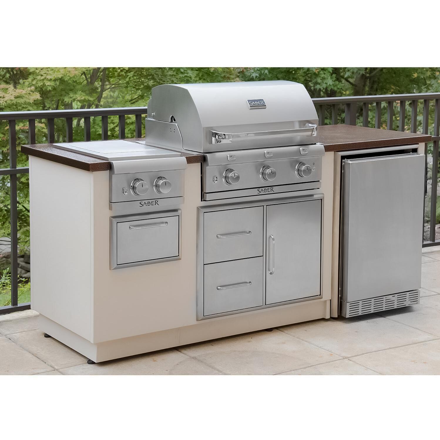 Saber EZ Outdoor Kitchen - R Series, Copper - Lifestyle thumbnail