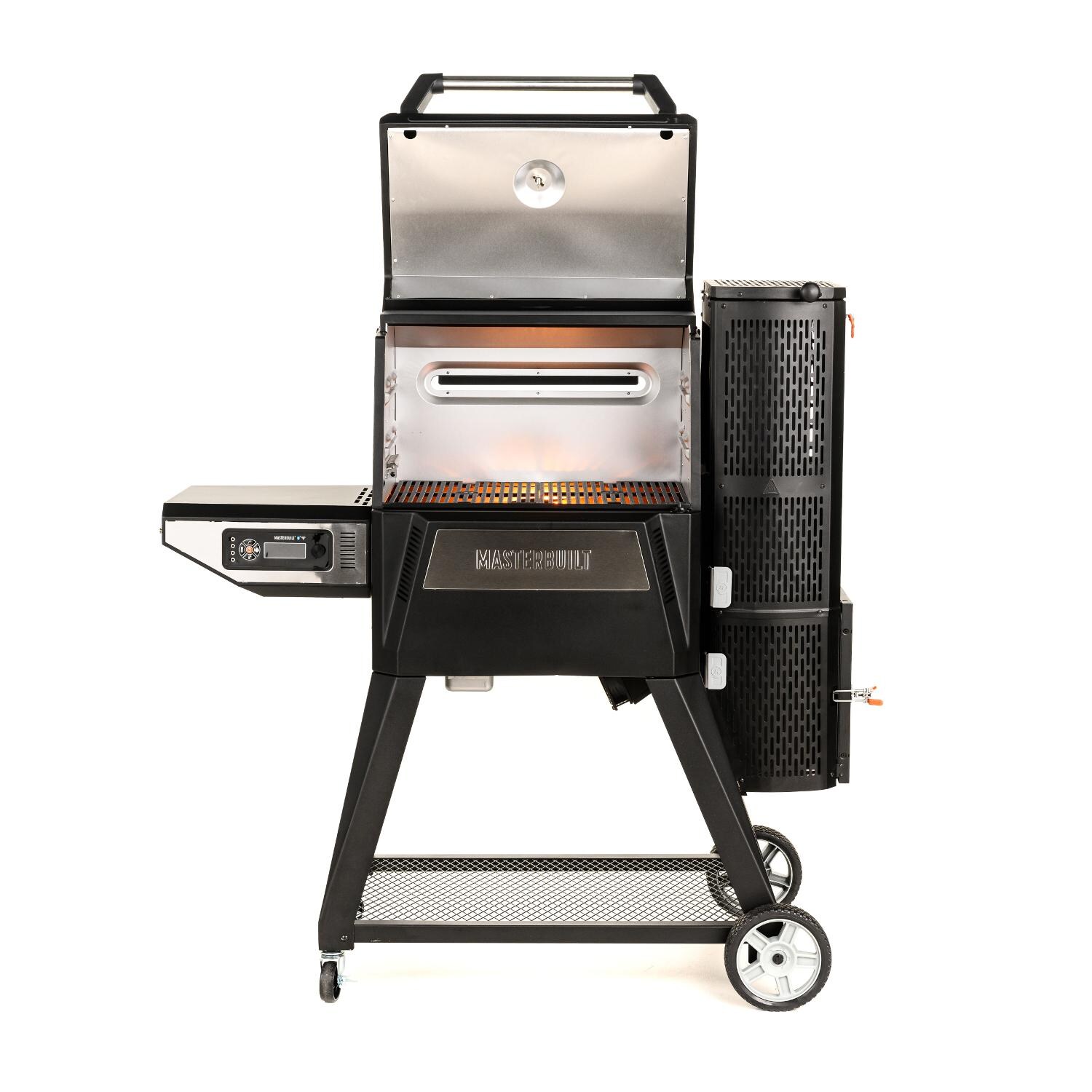 Masterbuilt - MB20040220 - Gravity Series 560 Digital Charcoal Grill + Smoker - Front Open thumbnail