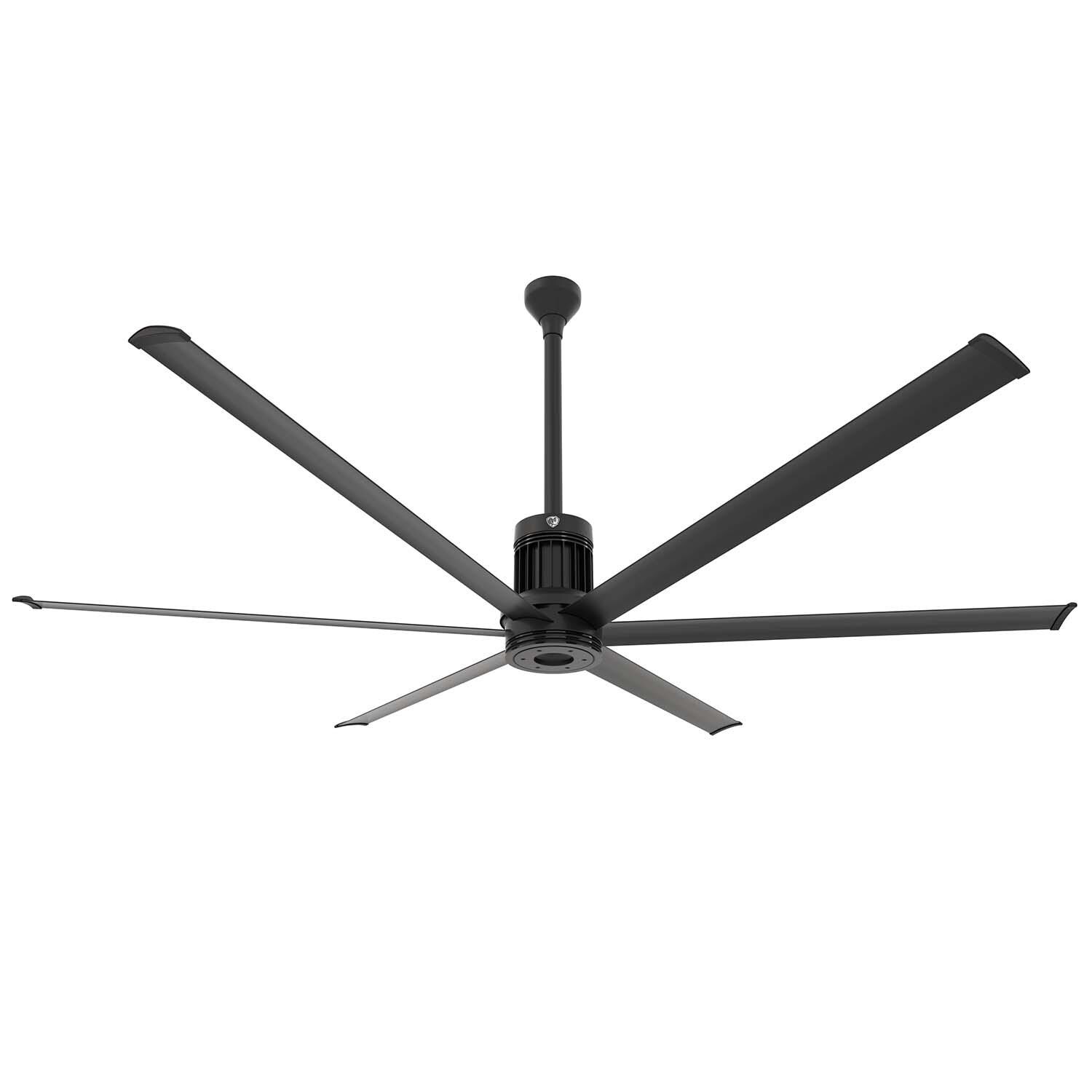 Big Ass Fans MK-I61-081906A728I24S2 96-Inch i6 Ceiling Fan Universal Mount W/24-Inch Ext Tube & LED Black thumbnail