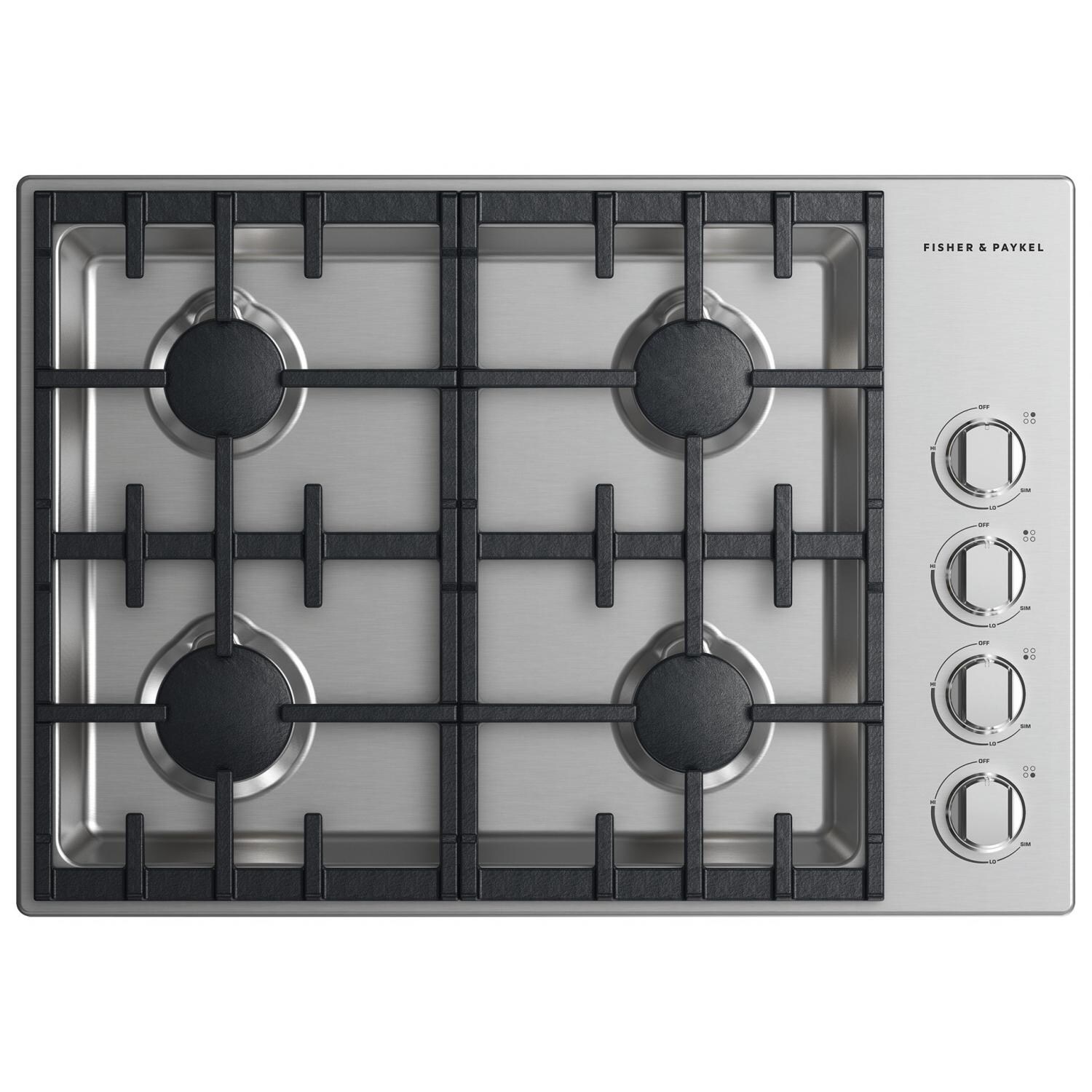 Fisher Paykel Professional 30-Inch Drop-In 4-Burner Halo Propane Gas Cooktop - CDV2-304HL N thumbnail