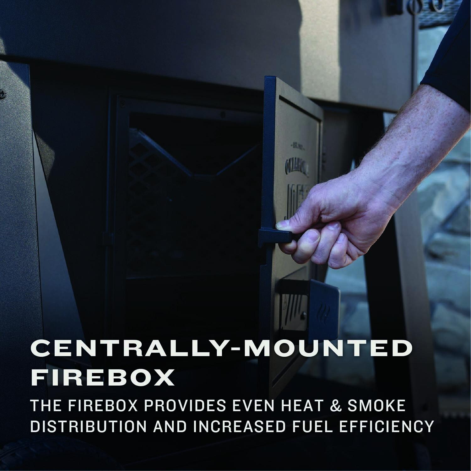 Oklahoma Joe's 23202164 Marshal Centerbox Smoker - Firebox - Detail thumbnail