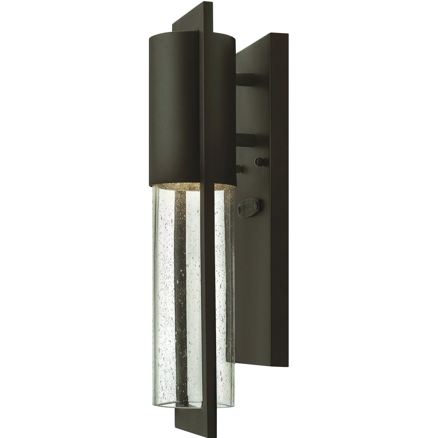 Hinkley Lighting Shelter One Light 16-Inch Dark Sky Outdoor Wall Light - Buckeye Bronze - 1326KZ-GU24 image