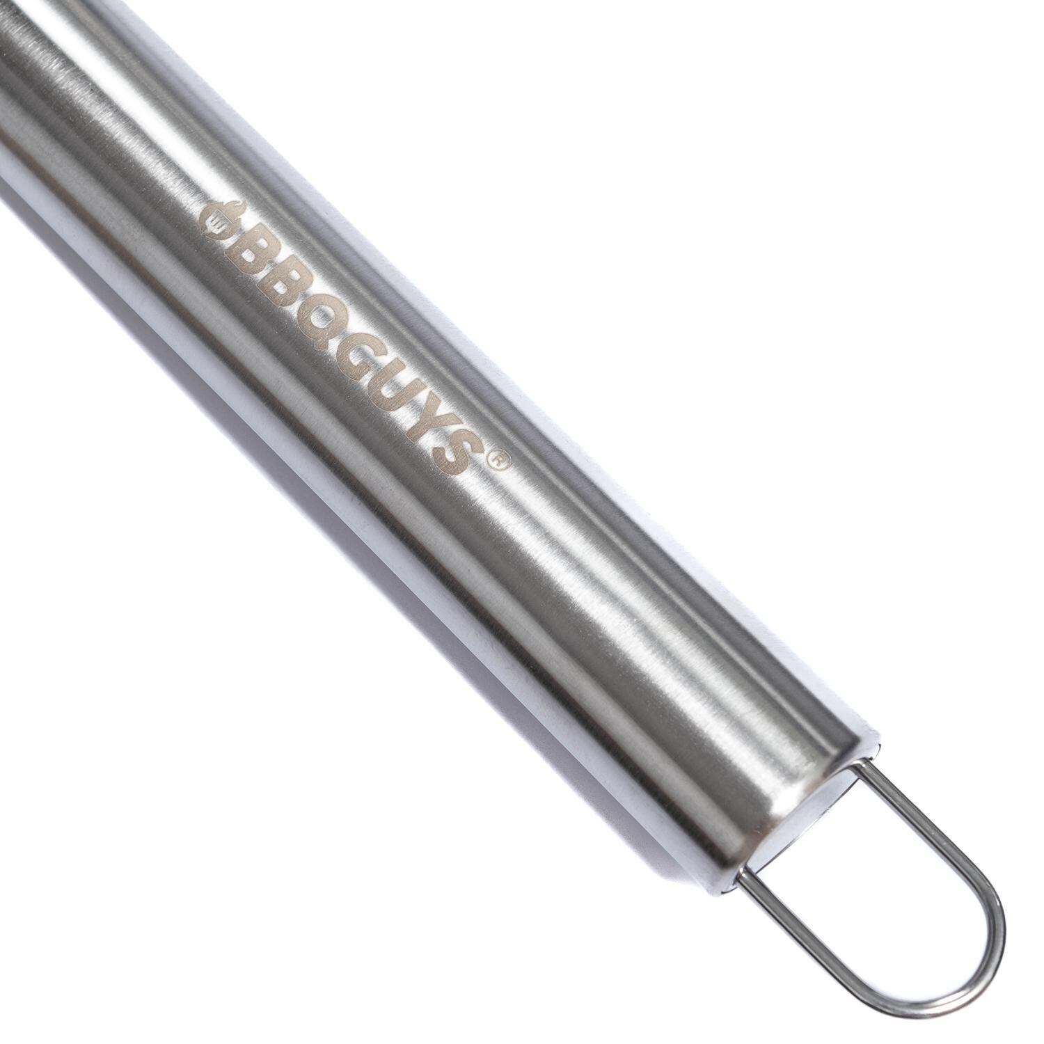 BBQGuys Signature BBQ-5PC-TSB 5-Piece Stainless Steel Tool Set - Stainless Steel Handle Grip thumbnail