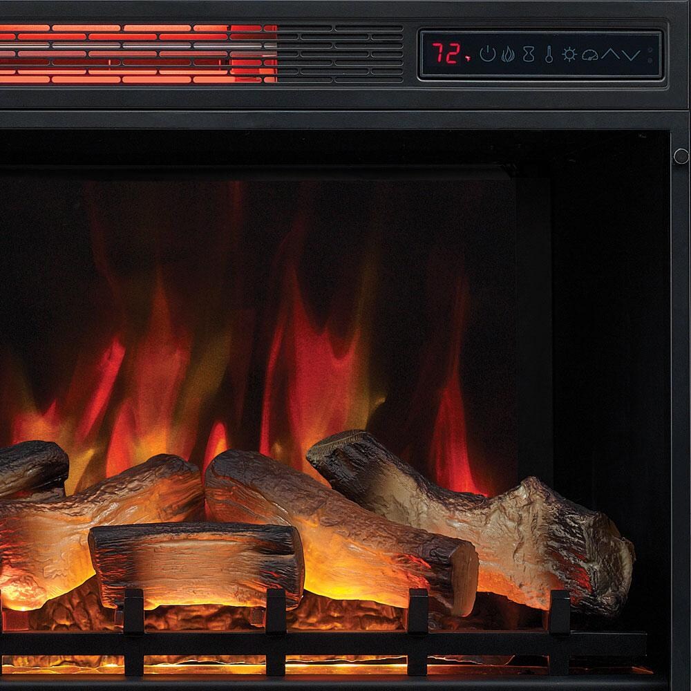 Classic Flame 28II042FGL Spectrafire 28-Inch 3D Infrared Quartz Electric Fireplace Insert - Red Log thumbnail