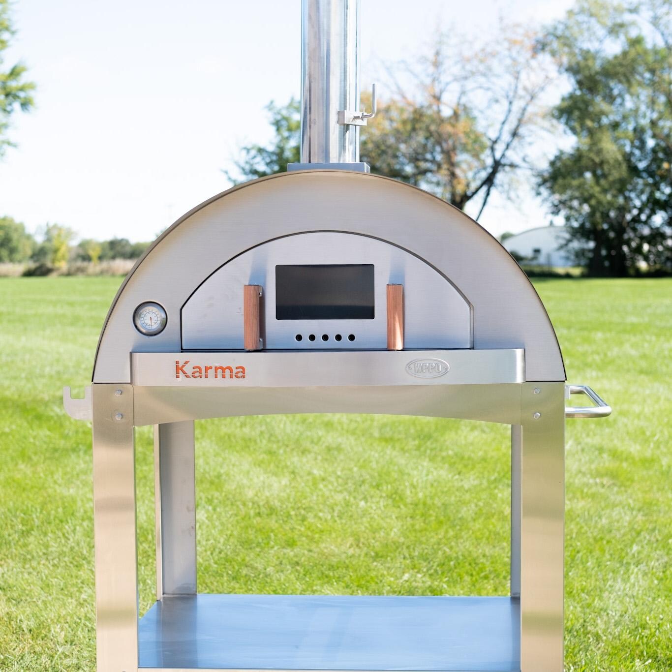 WPPO WKK-03S Karma 42-in Wood Fired Pizza - Close Up (Cart Sold Separately) - Lifestyle thumbnail