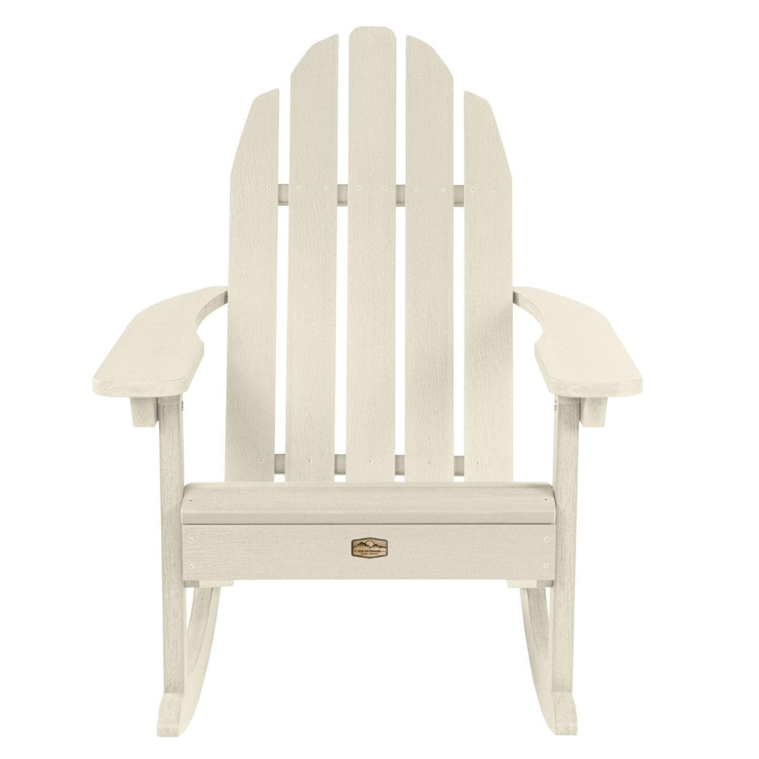 Lakeview The Charmville Adirondack Rocking Chair - Whitewash - Front thumbnail
