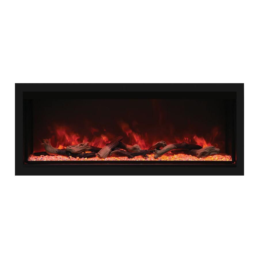 Remii 55-inch Built In Extra Tall Electric Fireplace - Orange Logs thumbnail