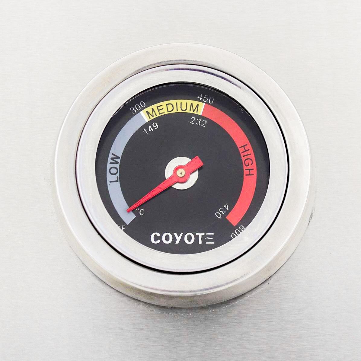 Coyote S-Series 36-Inch Built-In Gas Grill - Temperature Gauge thumbnail