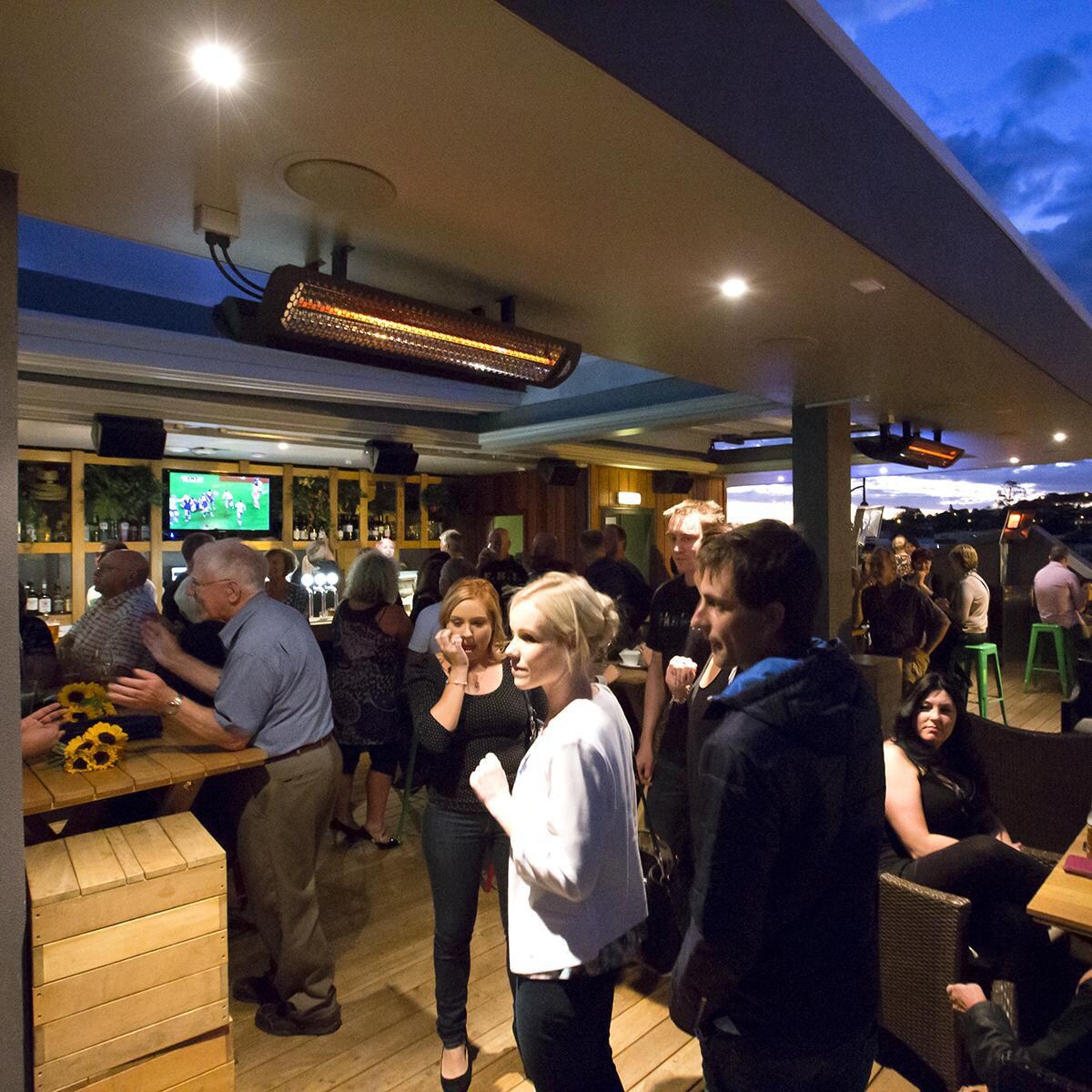 Bromic Tungsten 6000W Smart-Heat Infrared Electric Patio Heater - Commercial Outdoor Bar thumbnail