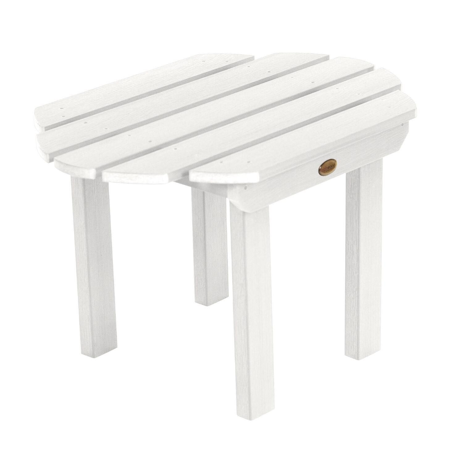 Lakeview Paradise Key Side Table - White - Lifestyle thumbnail