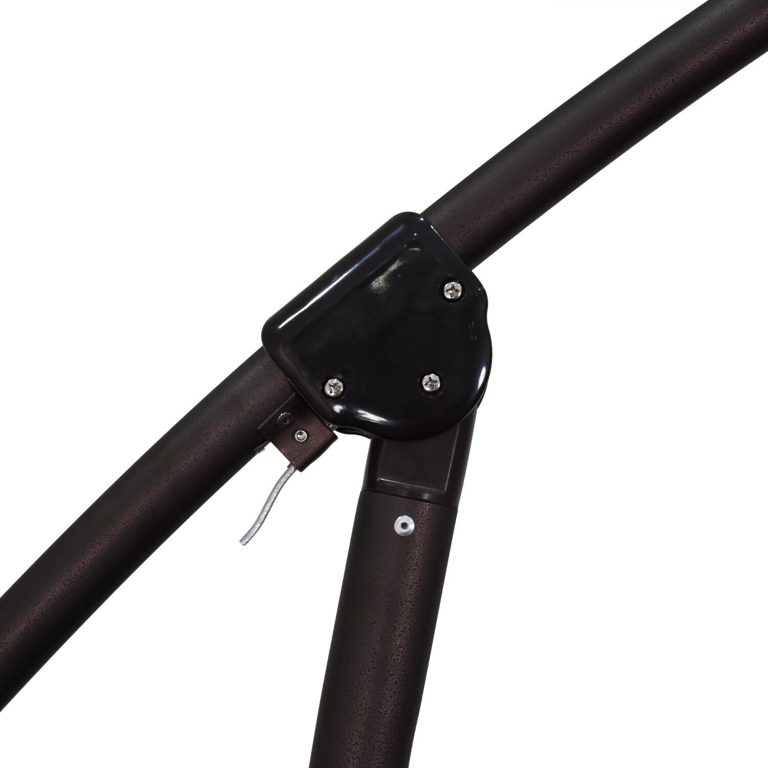 California Umbrella Bayside Series 9 Ft Aluminum 360 Tilt Cantilever Patio Umbrella W/ Crank Lift - Secure Latch thumbnail