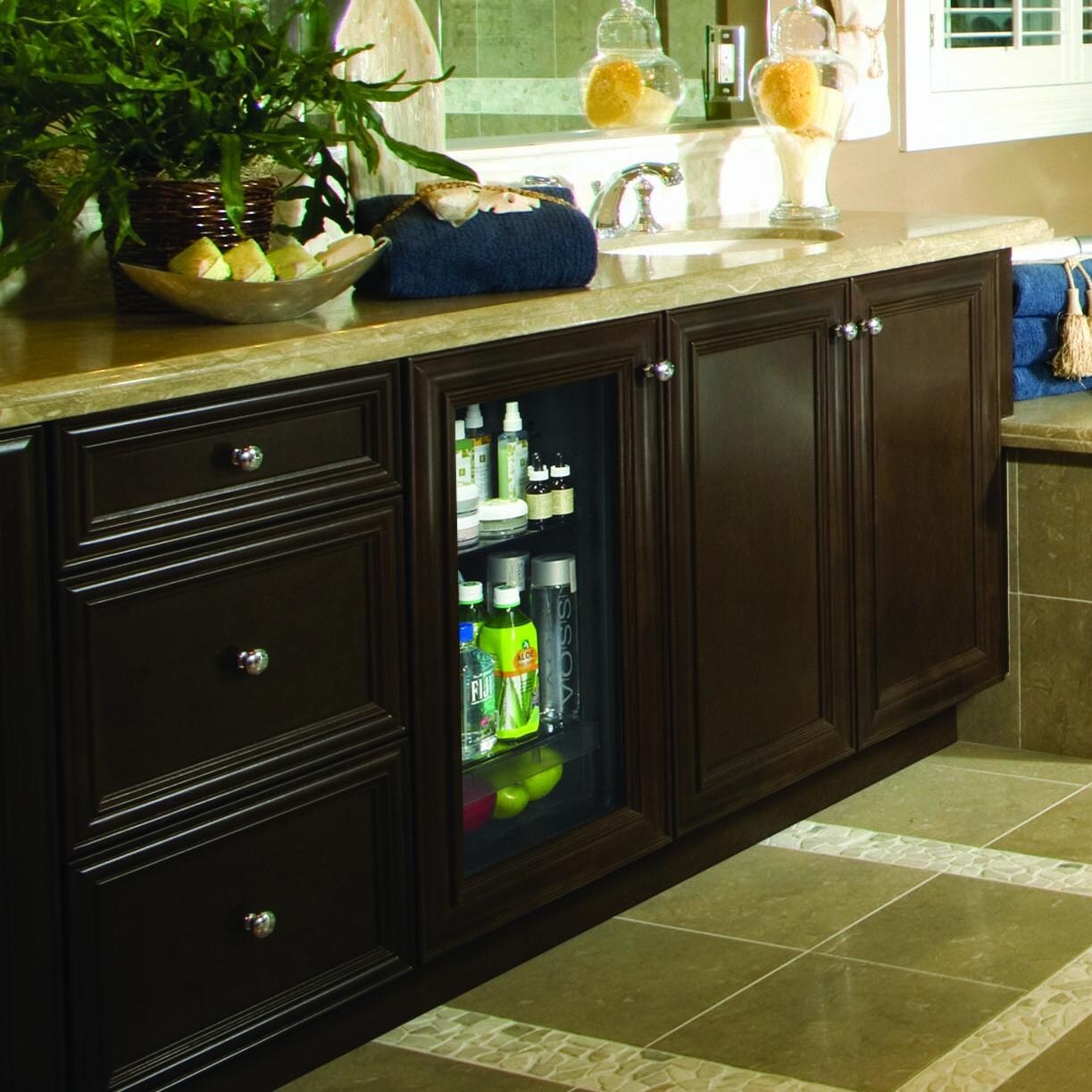 U-Line 3.6 Cu. Ft. Compact Refrigerator With Right Hinge And Lock - 3018RGLS - Built-In View (Overlay Model Shown) thumbnail