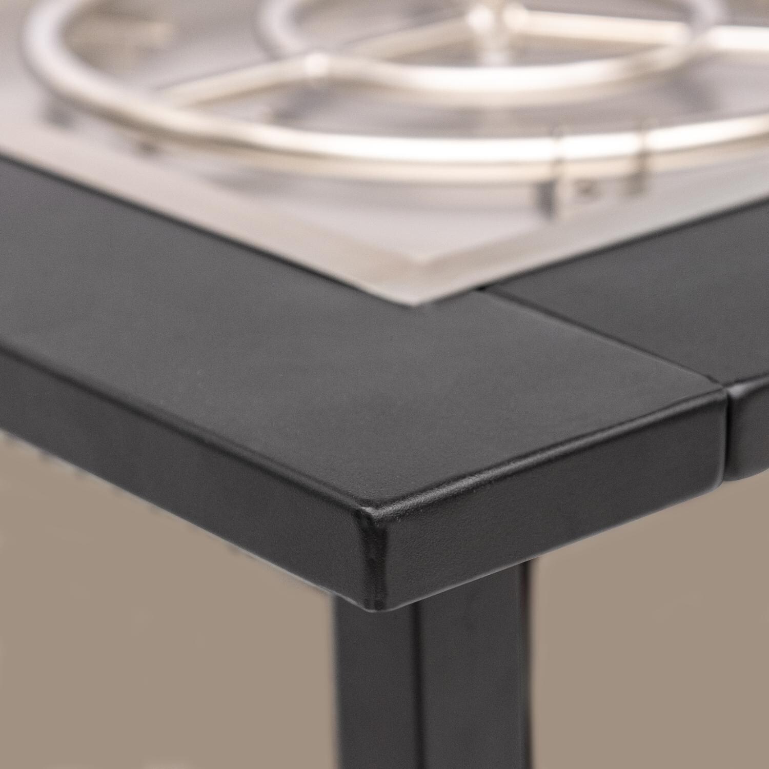 Lakeview Outdoor Designs Challenger 36-Inch Fire Pit Table - Table Top Corner thumbnail