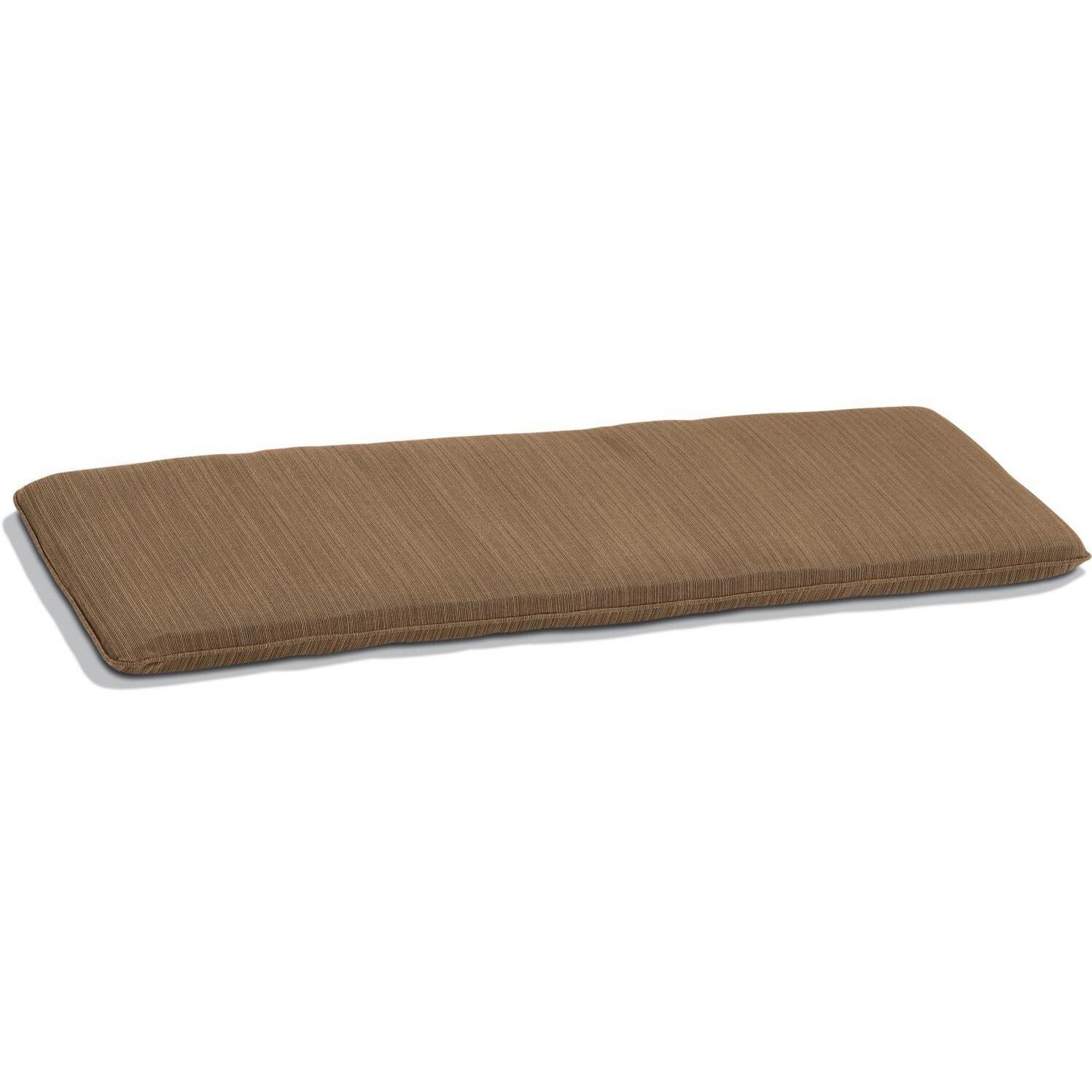 Sunbrella Dupione Walnut 60 Inch Backless Bench Cushion W Knife Edge By Oxford Garden Bbqguys