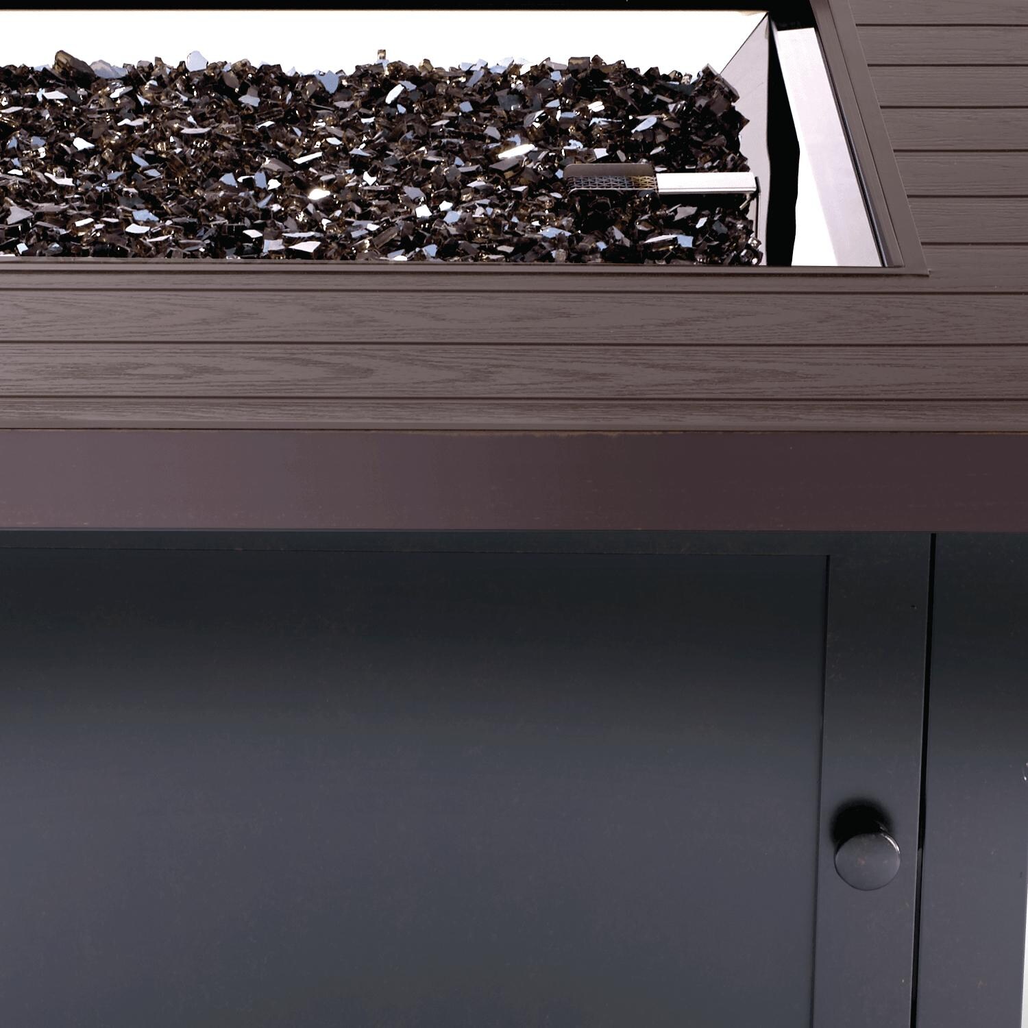 Napoleon MUSK2-BZ Muskoka Patioflame Square Fire Table - Close Details thumbnail