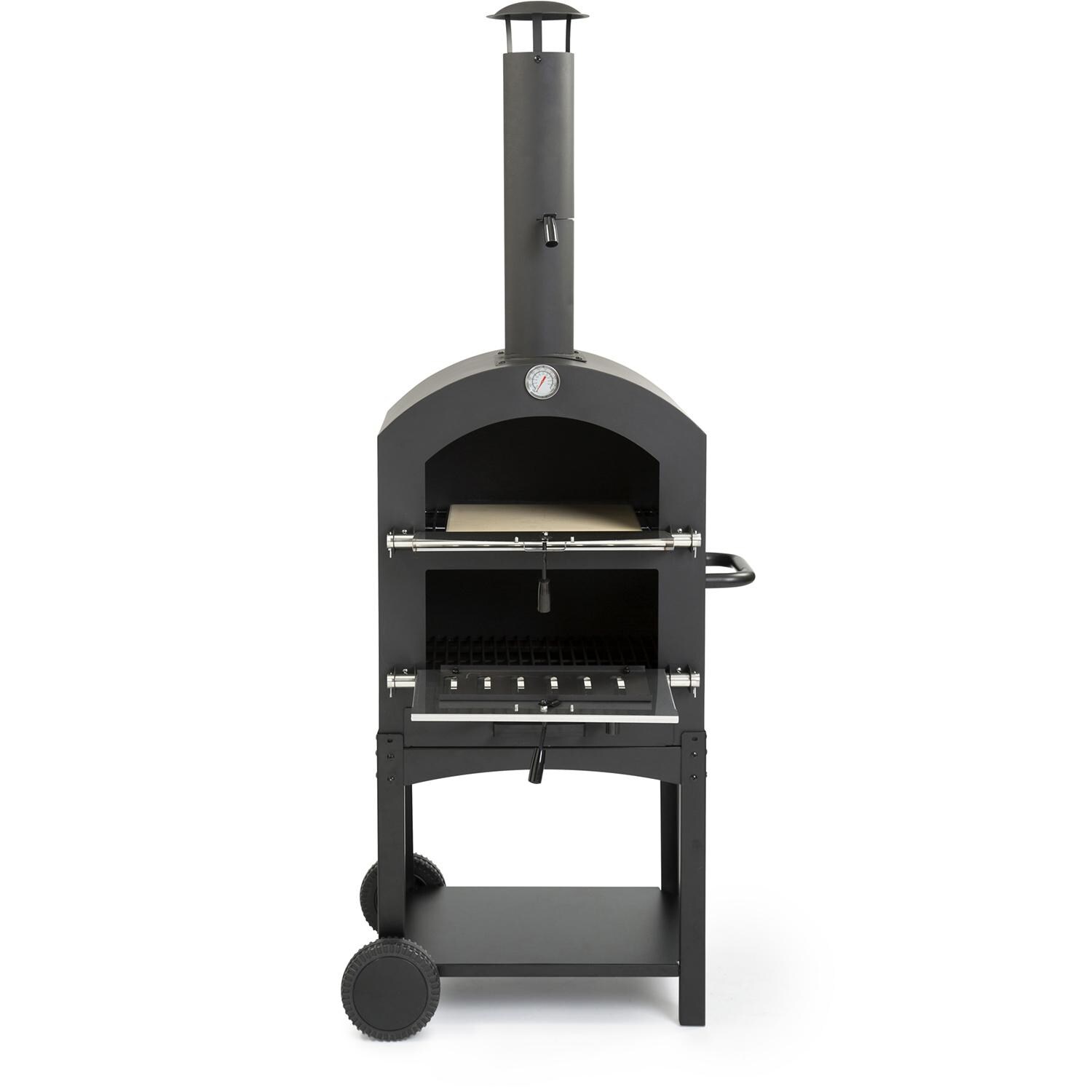 WPPO KU2B Eco 20-Inch Outdoor Pizza Oven - Oven Front Showing Interior thumbnail