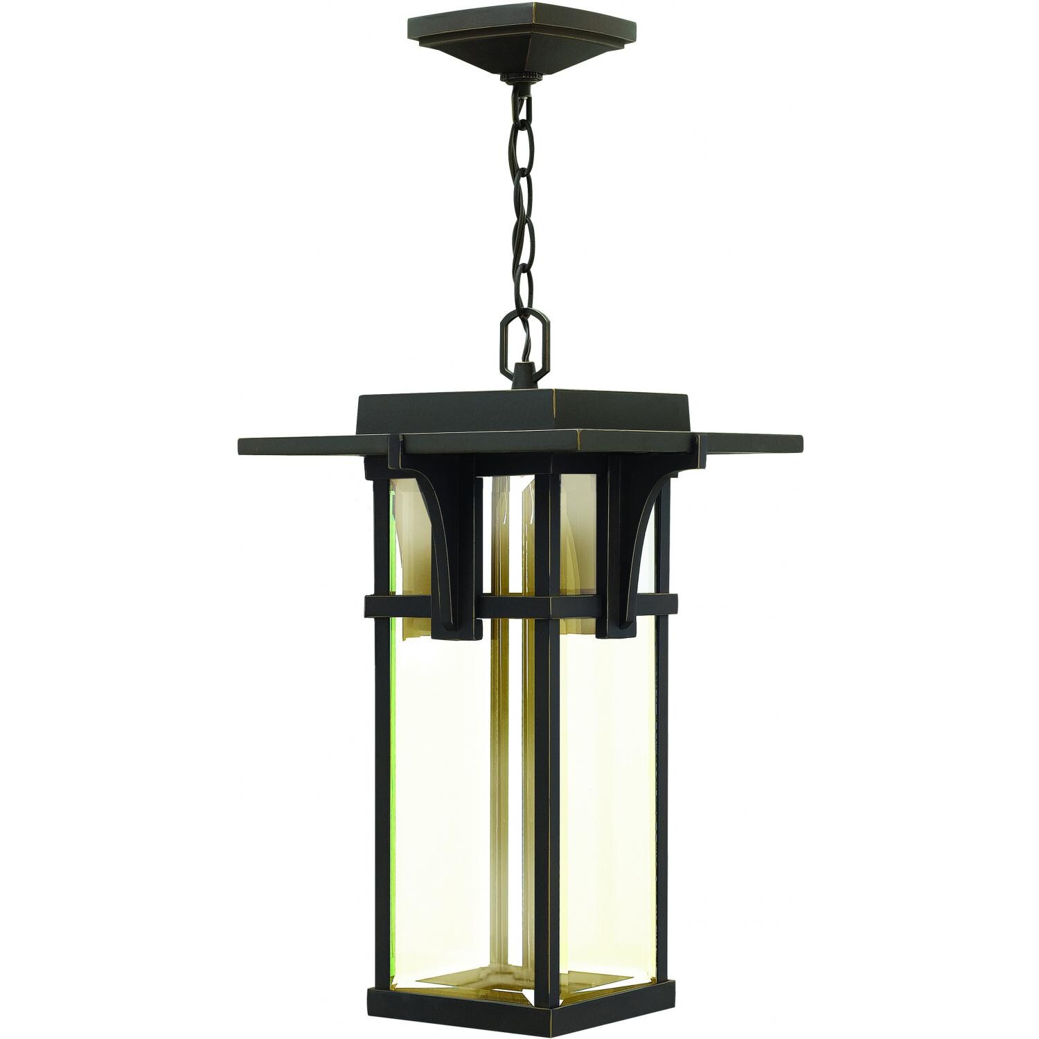 Hinkley Lighting Manhattan 2322OZ-LED 15W One Light LED Outdoor Ceiling Light - Oil Rubbed Bronze thumbnail