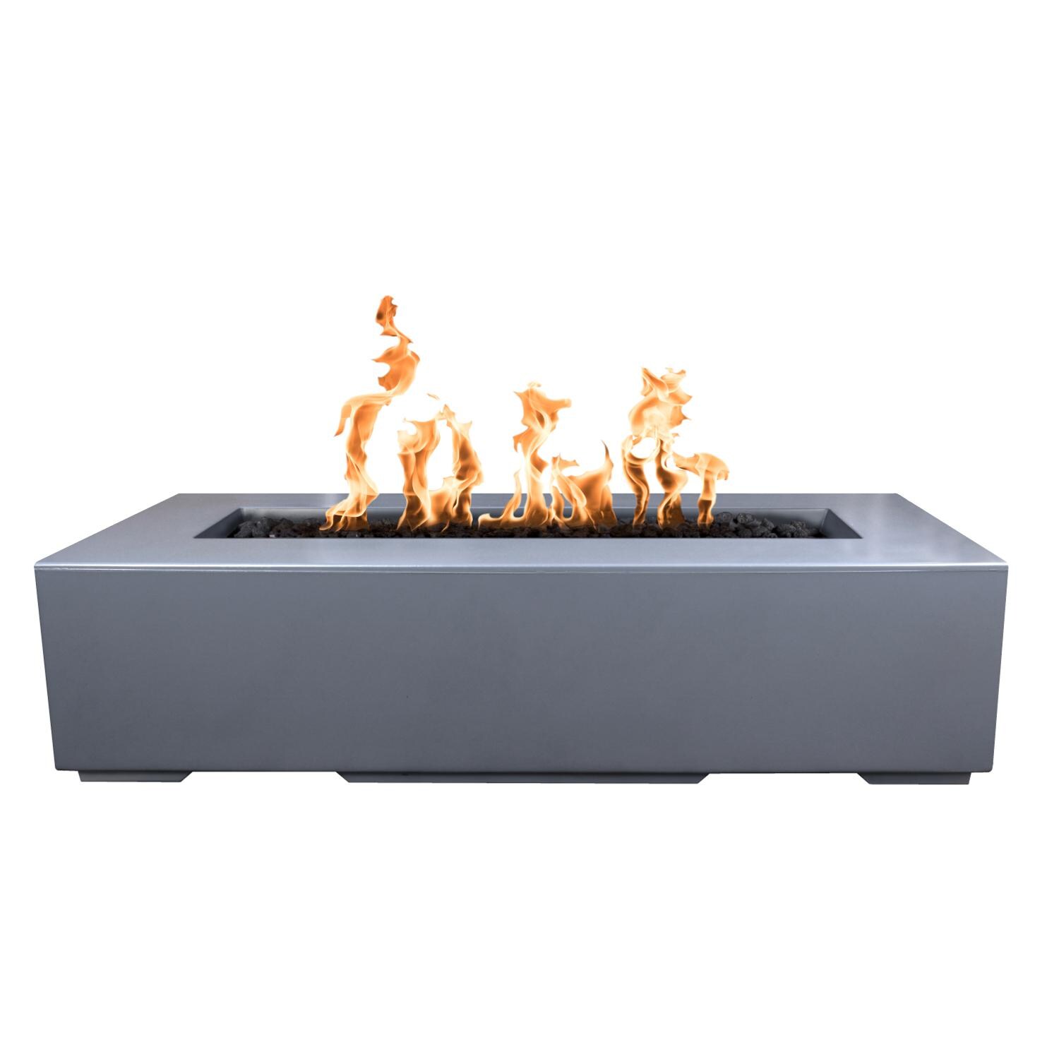 Gray Rectangular Regal GFRC Fire Pit thumbnail