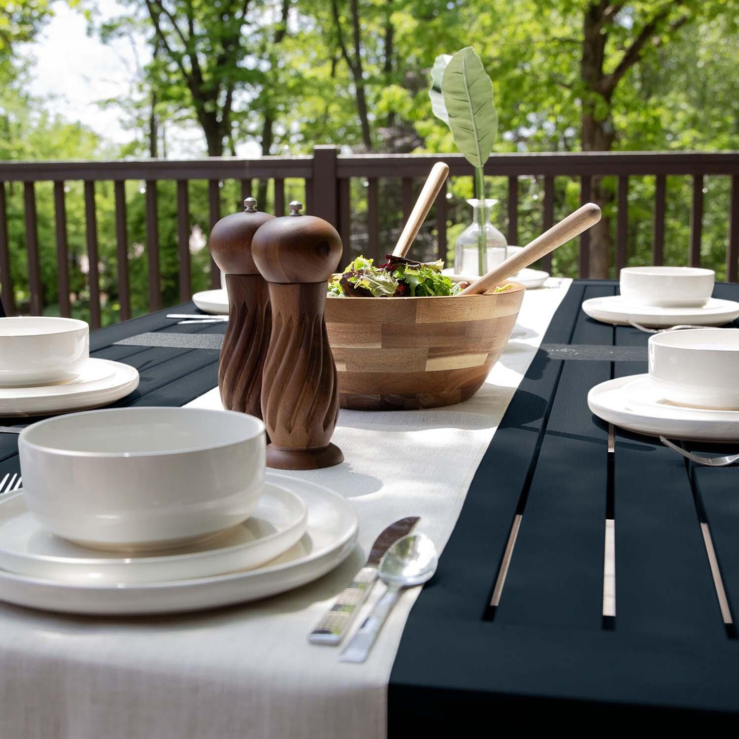 Hart Lane 7 Pc Recycled Plastic Dining Set In Federal Blue by Lakeview - Detail thumbnail