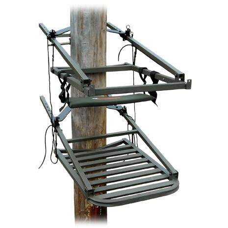 Amacker Aluminum Adjuster Climber Tree Stand : BBQGuys