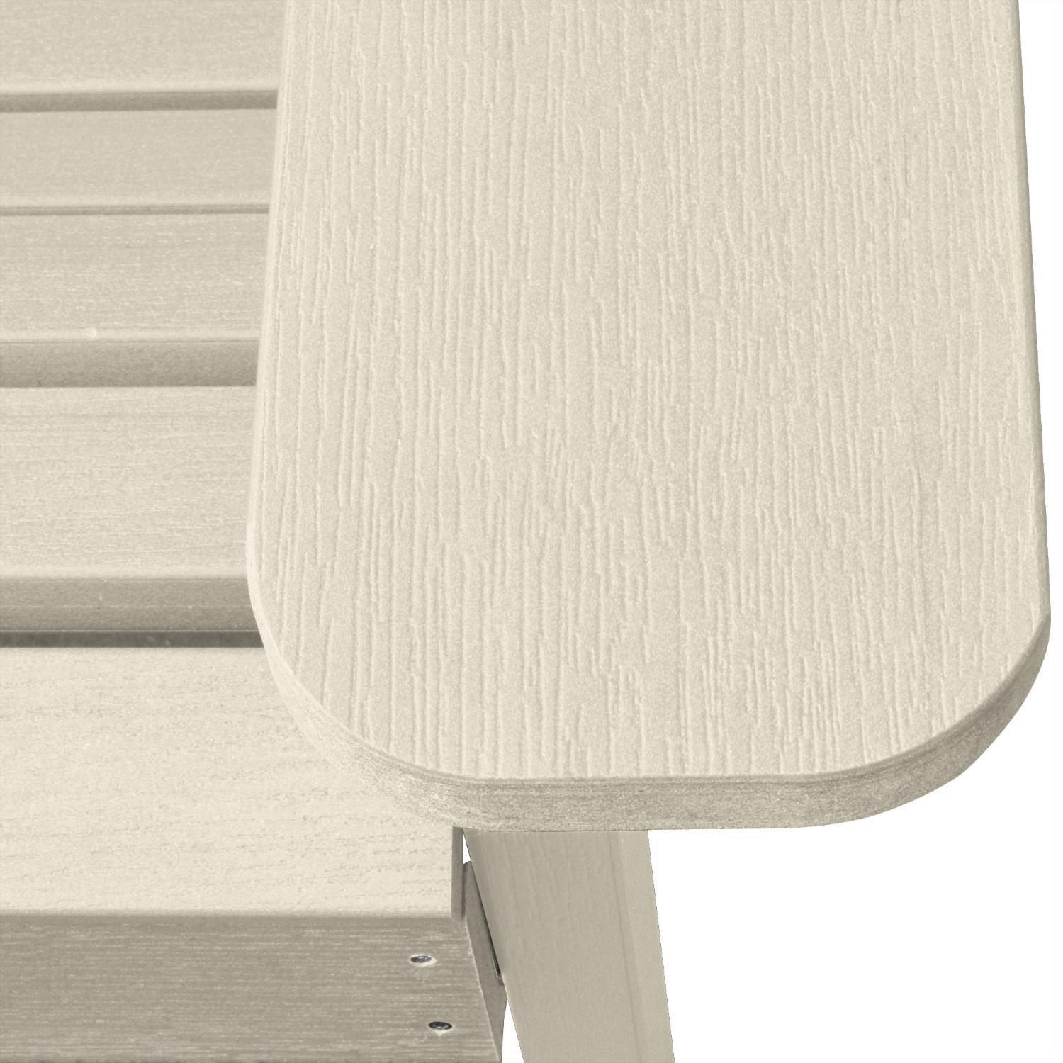 Lakeview The Charmville Adirondack Chair - Whitewash - Armrest thumbnail