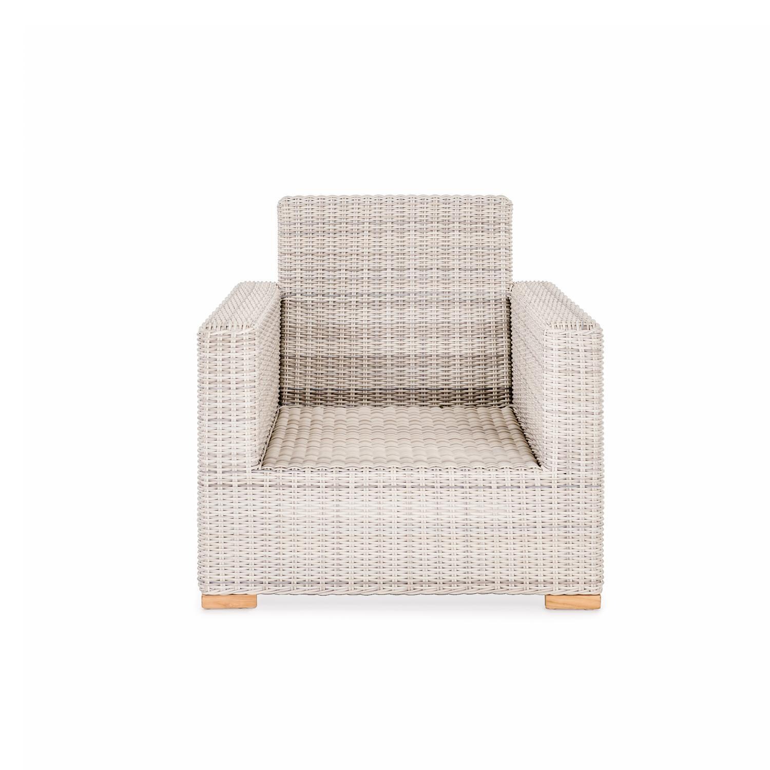 Teak + Table Oyster Bay Club Chair in Carbon - Frame - White Background thumbnail