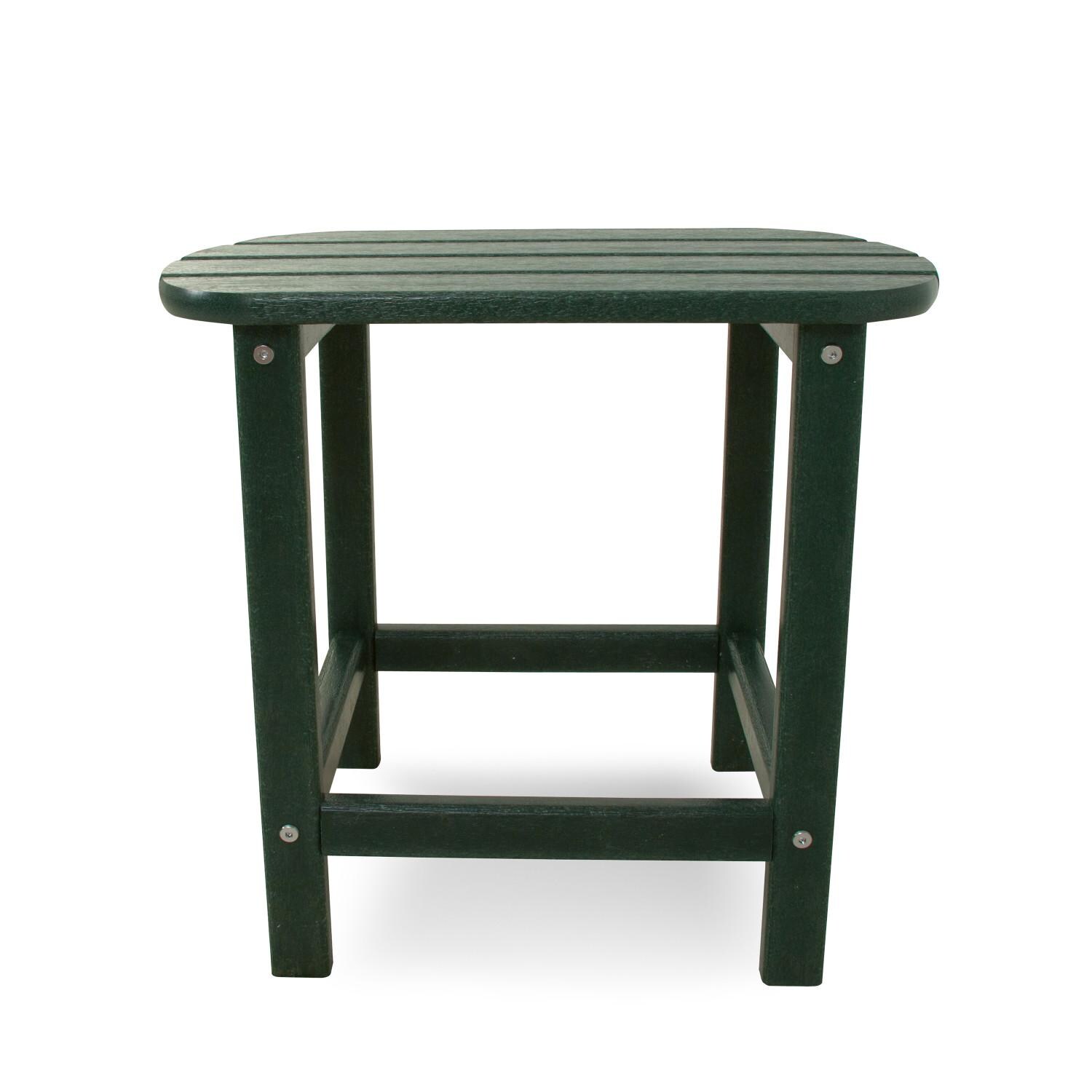 POLYWOOD SBT18GR South Beach 19 X 15-Inch Side Table - Front View thumbnail