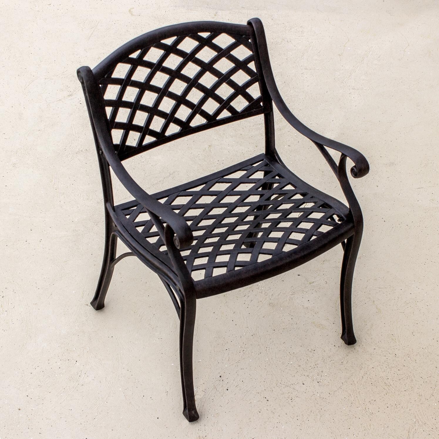 Part Heritage Cast Aluminum Patio Dining Chair By Lakeview Part Heritage Cast Aluminum Patio Dining Chair By Lakeview Outdoor Designs Ultimate