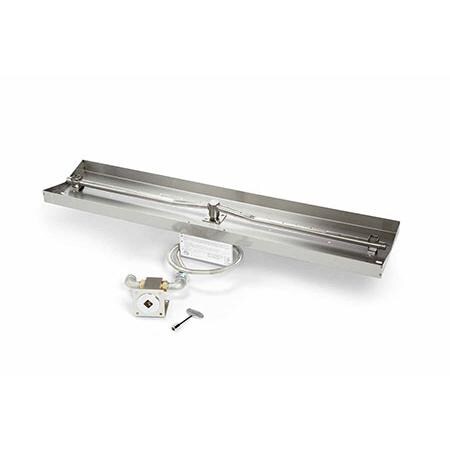 HPC 49-Inch Linear Interlink Pan Propane Gas T-Burner Insert - Match Light Ignition image