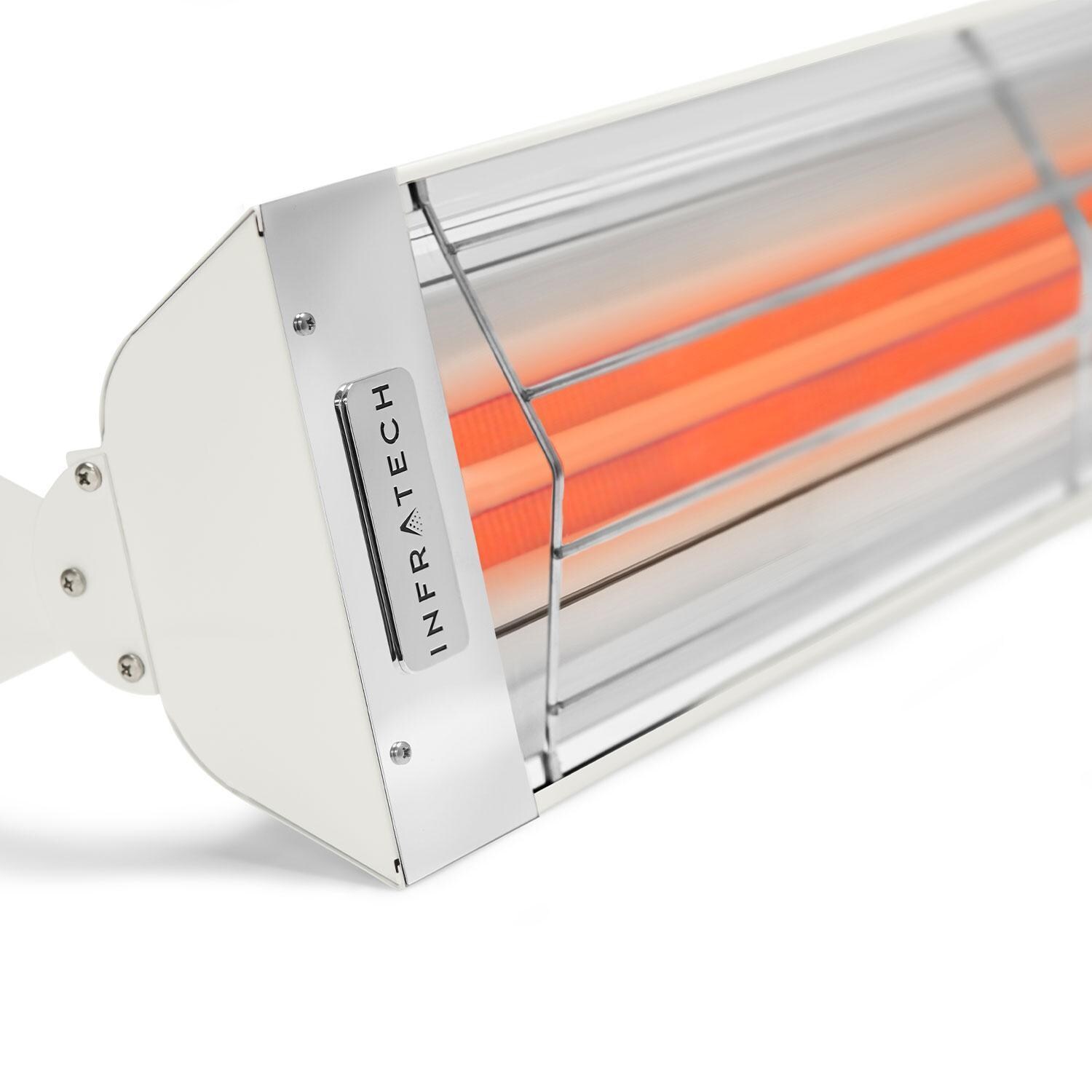 Infratech WD5224WH WD-Series 48 Inch 5200W Dual Element Electric Patio Heater - 240V - White - Display - White Background thumbnail
