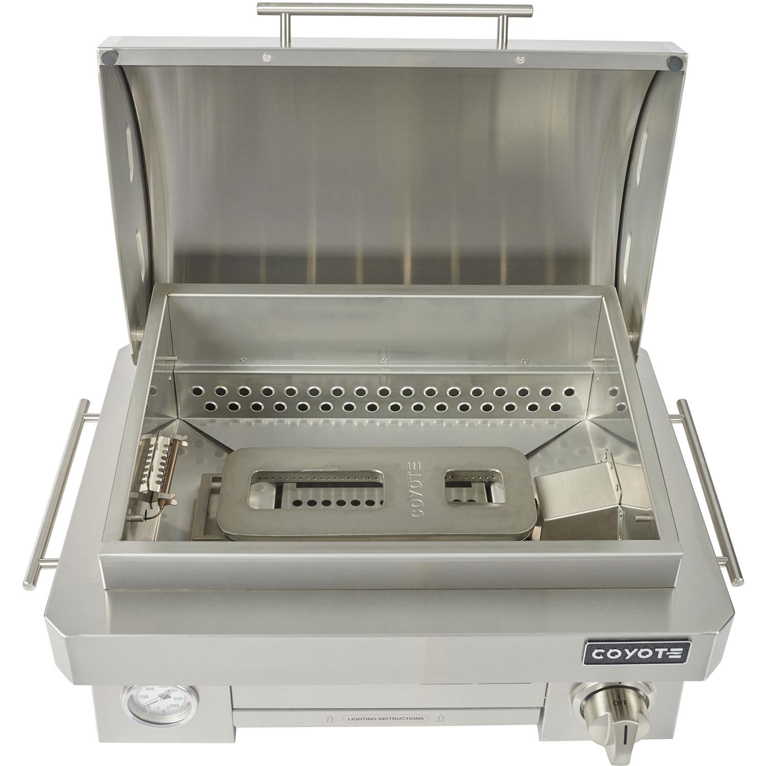 Coyote C1PORTlPBO Portable Gas Grill w/ Bo Jackson Signature Grates - Coyote Infinity Burner thumbnail