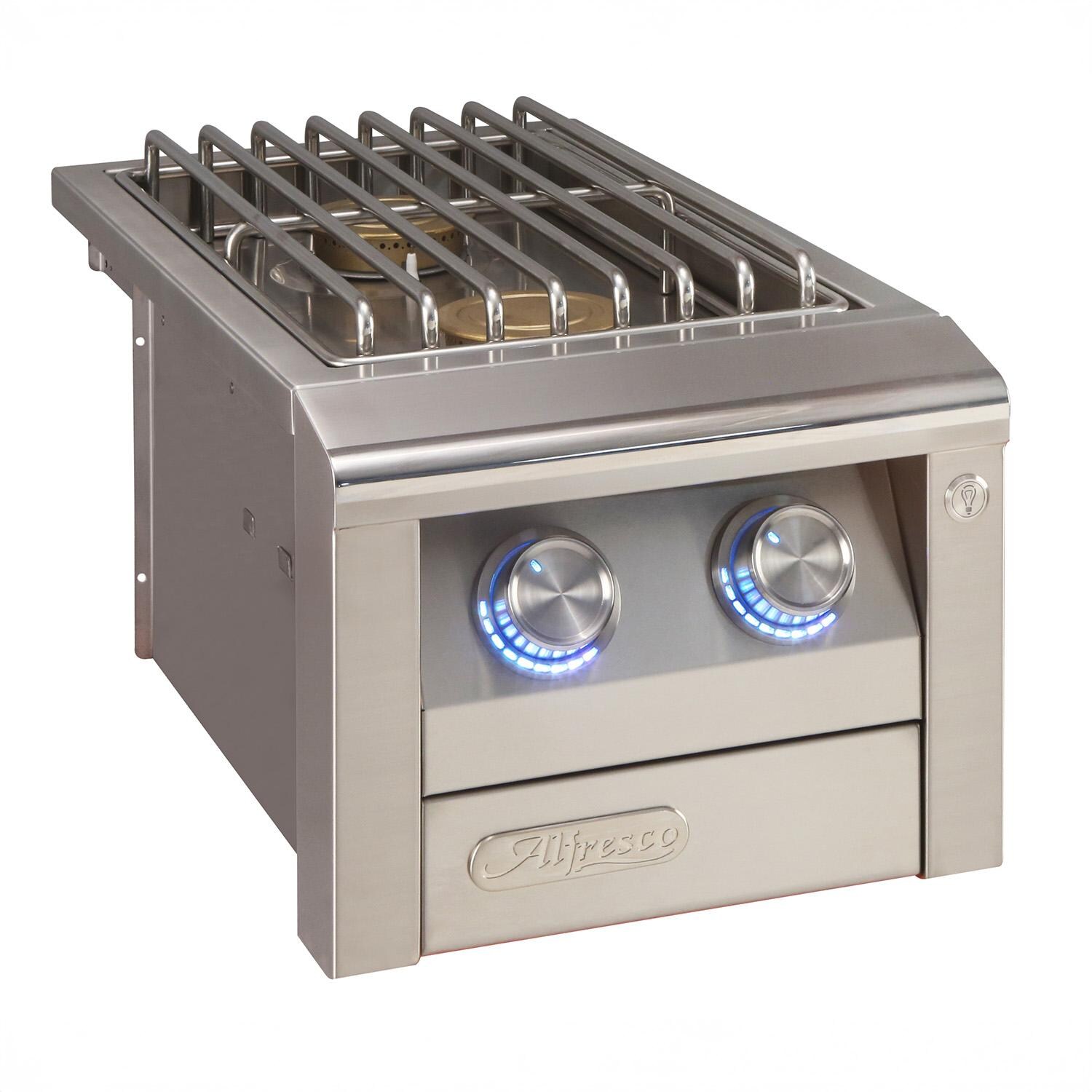 Alfresco Grills AIPGSB-2-NG AIPG Built-In Natural Gas Double Side Burner - Right - White Background thumbnail