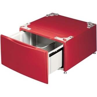 LG Red Laundry Pedestal With Drawer WDP4R