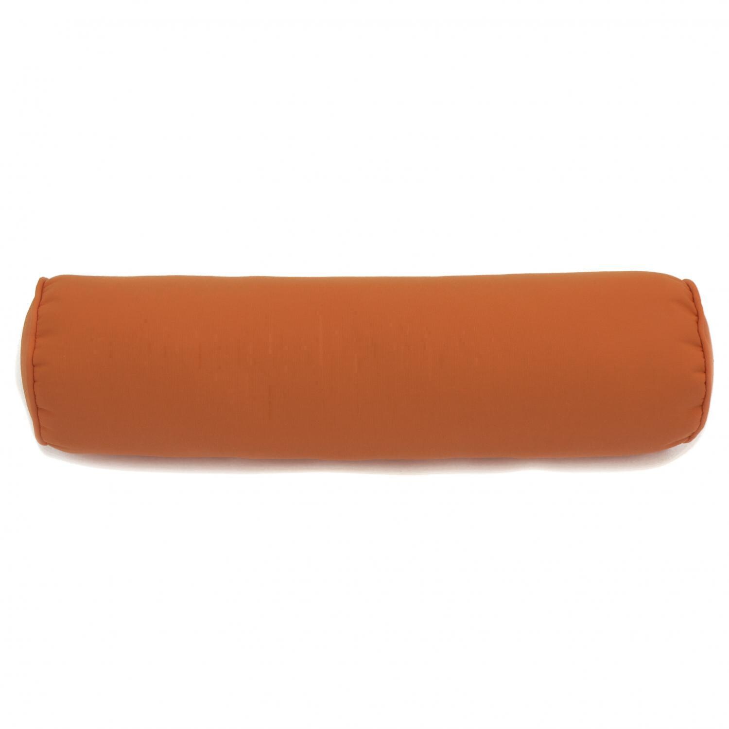 BBQGuys Signature Series 6 X 24 Outdoor Bolster Pillow - Sunbrella Spectrum Cayenne thumbnail