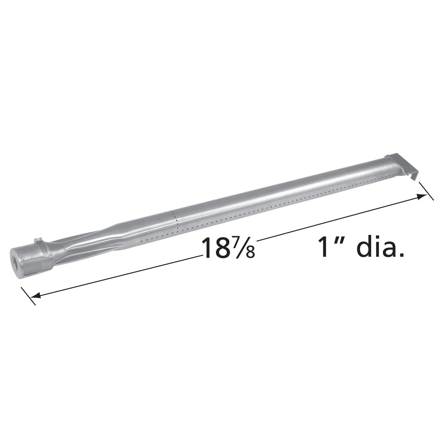 Stainless Steel  Pipe Burner - 10371 - Dimensions thumbnail