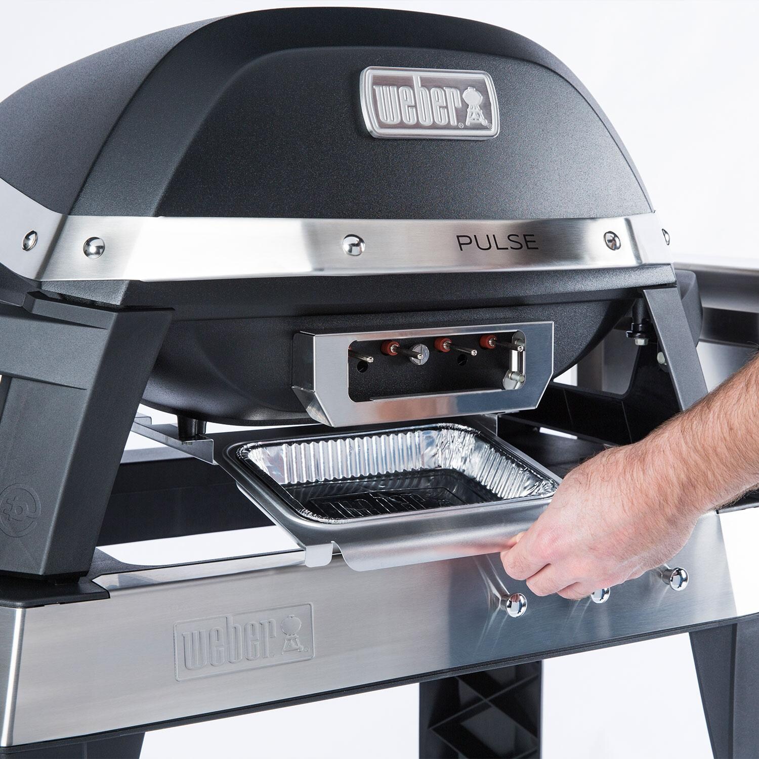 Weber - Pulse 2000 Electric Grill W/ Cart - 85012009 - Drip Tray - Detail thumbnail