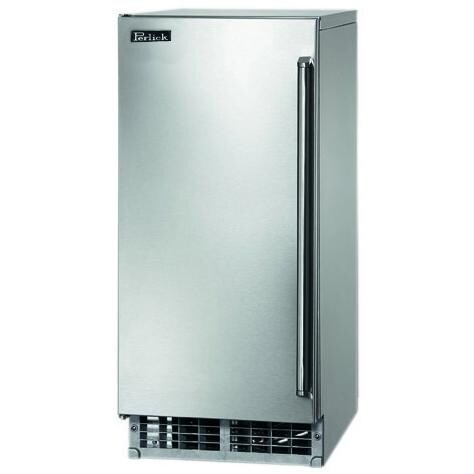 Perlick Signature Series 55 Lb. 15-Inch Left Hinge Outdoor Rated Ice Maker - H50IMS-L