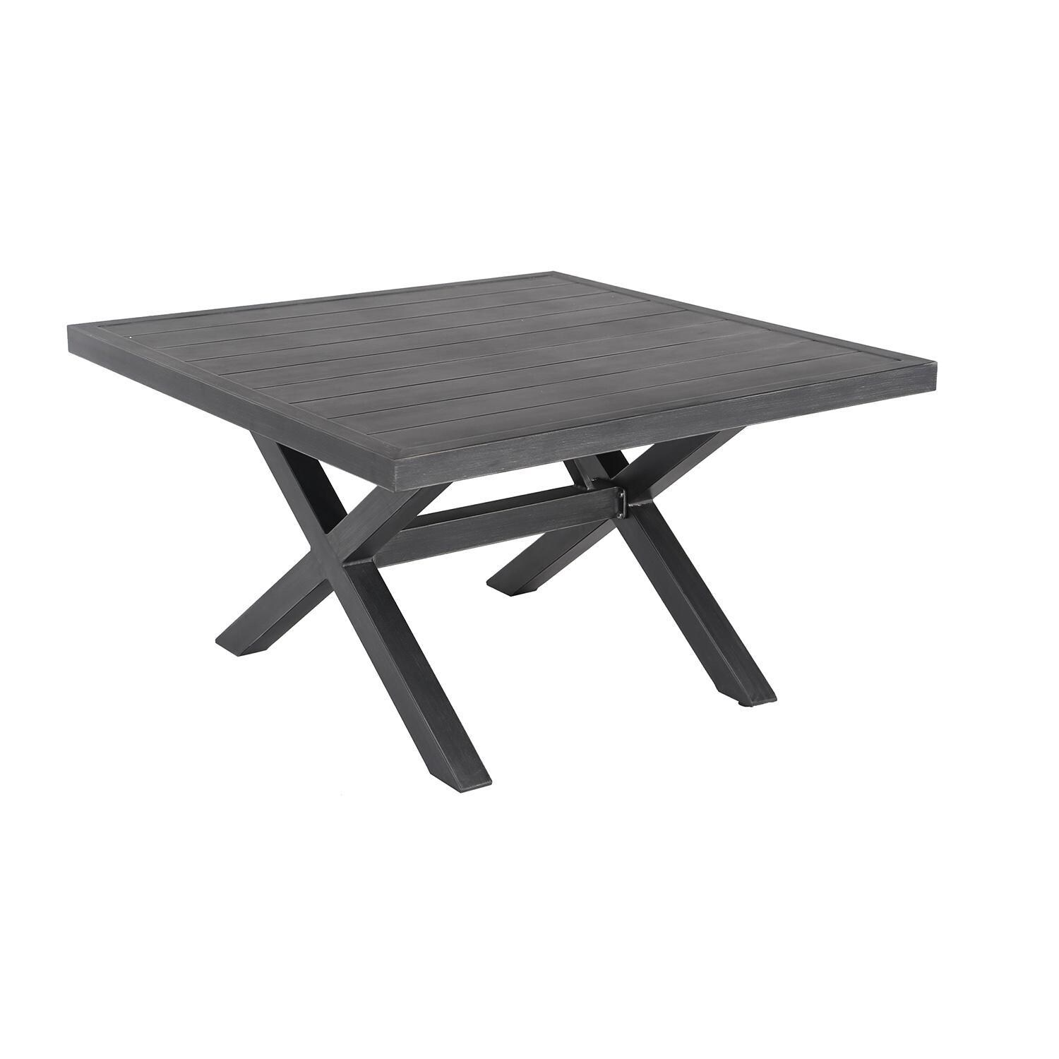 Lakeview Outdoor Designs Catahoula 5 Piece Wicker & Aluminum Patio Conversation Set - Patio Chat Table thumbnail