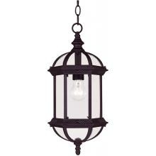 Savoy House Kensington One Light 18-Inch Hanging Lantern - Textured Black - 5-0631-BK