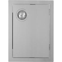 BBQGuys.com Portofino Series 14-Inch Stainless Steel Right-Hinged Single Access Door - Vertical