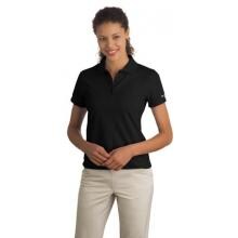 Nike Golf Ladies Dri-FIT Pique II Polo Shirt Small - Black image