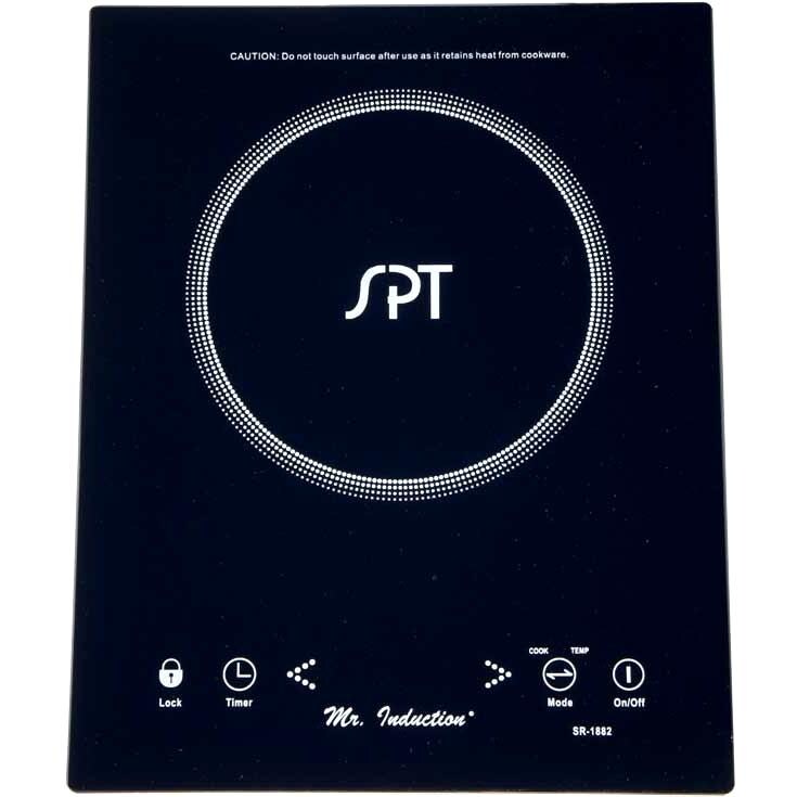 Sunpentown Built-In / Countertop Induction Cooktop - 1650 Watts - SR-1882