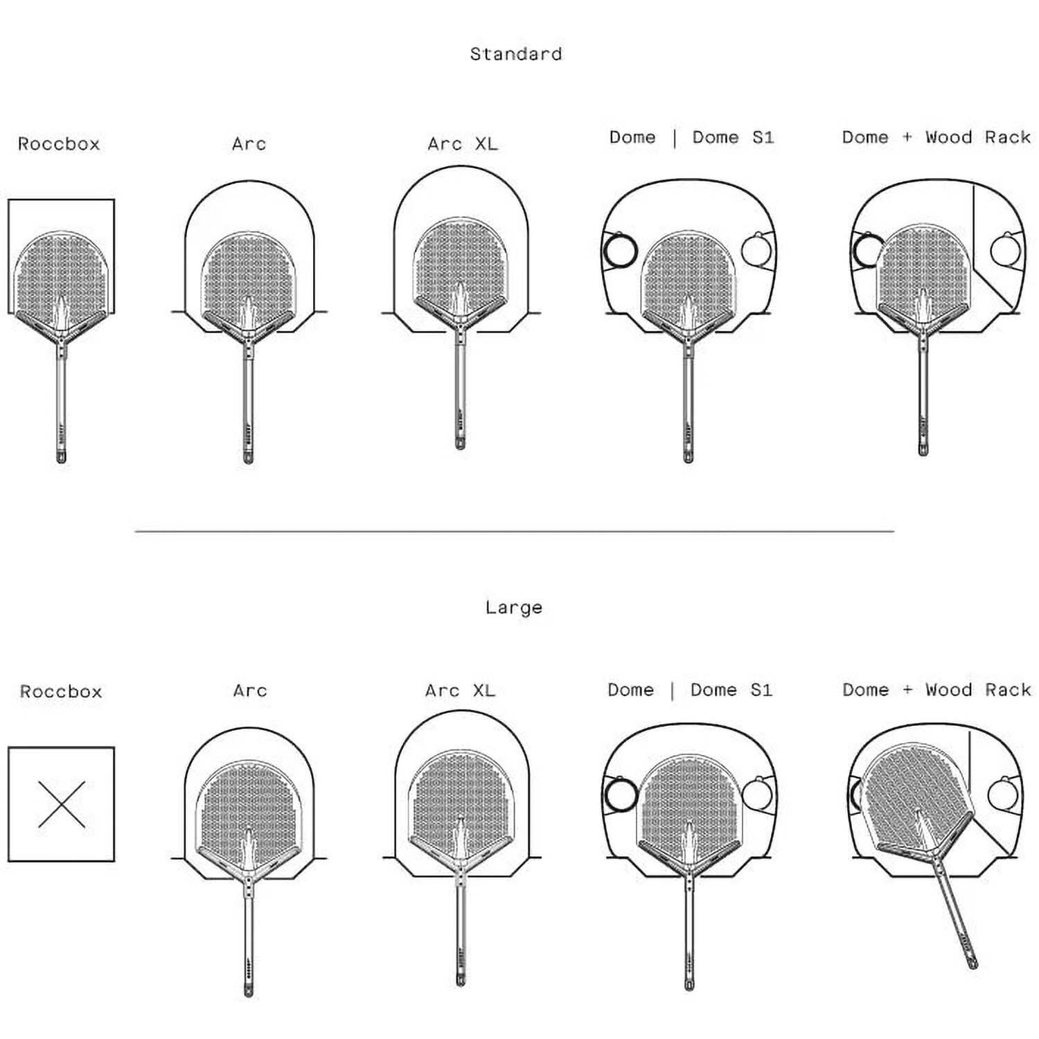 Gozney AD1777 Pro Placement Peel - Medium - Oven Compatibility - Detail thumbnail